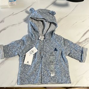 NWOT Baby Gap- Reversible Hoodie
